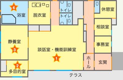 かえでの木フロアマップ