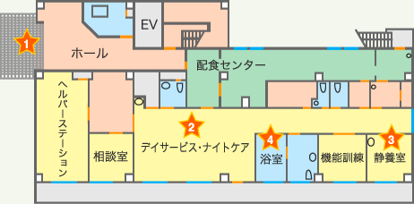 てんじんフロアマップ